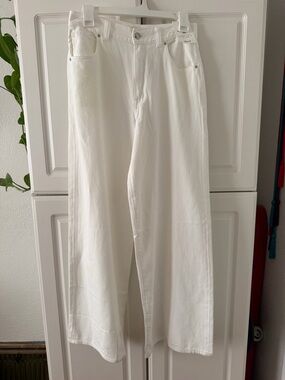 Madewell White Superwide-Leg Jeans (W27) — New With Tag